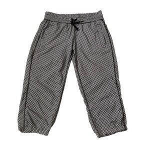 KYODAN ACTIVE ATHLETIC WEAR WOMENS CAPRIS/ Black & White, Size Small